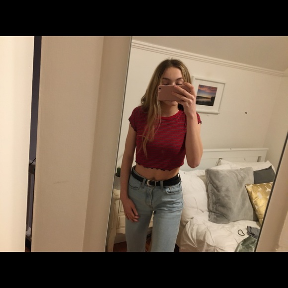 Red stripe shirt - Picture 1 of 3